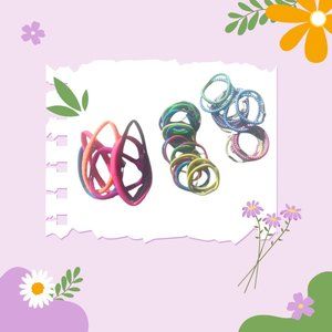 🌷🪐  Brand New Colorful Without TagsElastic Hair Ties🌵🍬